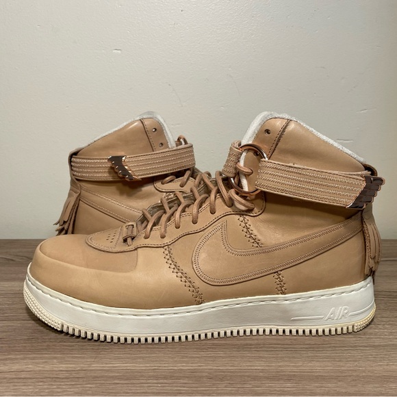 Nike Air Force 1 High SL Vachetta Tan US Size 12 Men's Brown White 919473-200 - Picture 1 of 9